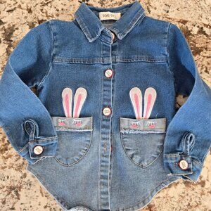 Sweet denim shirt for 3 years